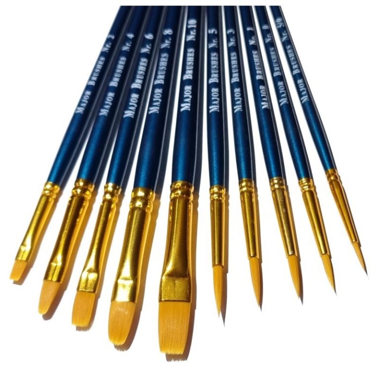 Synthetic Sable Selection Major Brushes