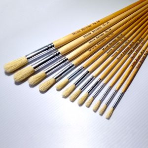 Long Round Brushes - Hog Long Round Pack 12